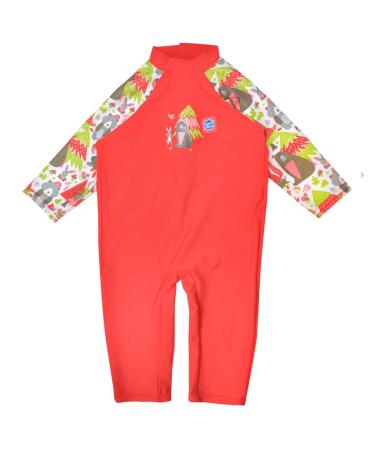 Splash About Unisex Baby Uv All-in-one Sunsuit 3-6 Months Into the Woods
