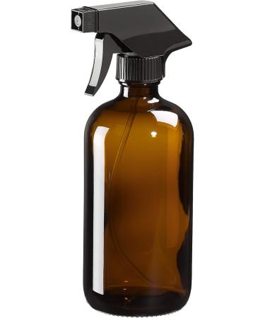 Elliott 480ml Brown Glass Spray Bottle - Eco-Friendly Recycled Glass with Locking Trigger Spray Mechanism for International Shipping - Buy Online on GoSupps.com