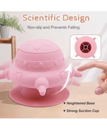 Puppy Feeders for Multiple Puppies Newborn Pets Cat & Dog Milk Feeder Kittens Puppies Feeding Bowl 240ml Small Dog Bubble Feeding Device with 4 Nipples Puppy Bottles for Nursing Puppy (Pink) - Buy Online on GoSupps.com