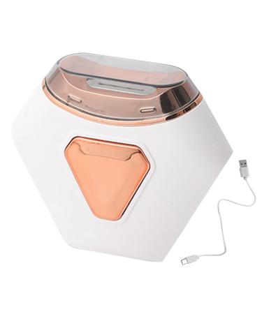 Electric Nail File | Rechargeable Toenail Cutter | 2-in-1 Nail Trimmer & Polisher Electric Nail File Automatic Trimmer with Nail Clip Storage for Adults Caregivers Kids White