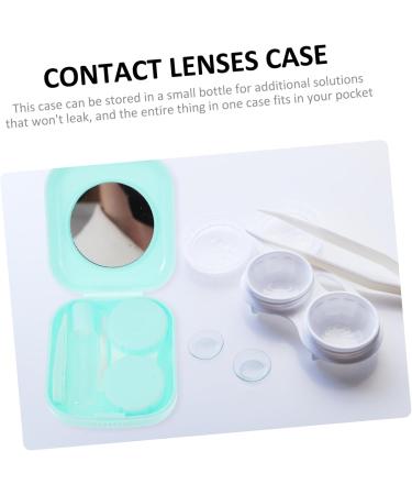 Buy Gatuida Contact Lens Container - Frosted Makeup Mirror Case & Holder - Stylish & Functional Eye Lens Box for Safe Storage | International Shipping Available - Buy Online on GoSupps.com