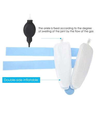 Ankle Stirrup Brace - Adjustable Air Support for Men & Women | Inflatable Ankle Brace for Injury Relief & Pain Protection - Buy Online on GoSupps.com