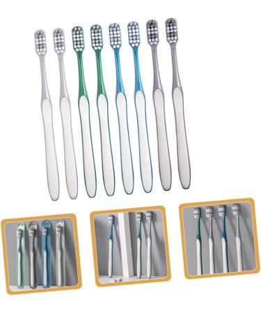Gatuida 8-Pack Travel Toothbrushes - Portable Plastic Tooth Cleaners for Camping & Travel - Reduce Tooth Spots & Maintain Oral Hygiene - Buy Online on GoSupps.com