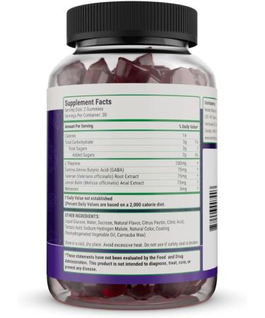 Nested Naturals Luna Kids Sleep Gummies - Melatonin with Valerian Root - Mixed Berry 60 Count & Luna Sleep Gummies - Melatonin 3mg with L-Theanine - Mixed Berry 60 Count - Buy Online on GoSupps.com