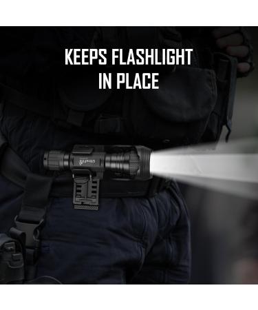 Buy Ultrafire W66 Tactical Flashlight Holster Keeper 2-Pack | Rotatable Pouch for 0.9-1.2 Flashlights | Durable Belt Holder with Lever Closure - Buy Online on GoSupps.com