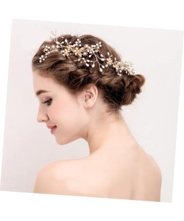 DOITOOL Flower Hairpin Comb Hair Clip Hair Pin Hair Barrettes Hairpin Comb Pearl Bride Hair Comb Flower Hair Clip Comb - Buy Online on GoSupps.com