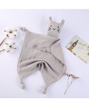 ShapeW Baby Pacifier & Teether Blanket - Soft Animal Cats Bib for Infants | Comfort Sleeping & Breastfeeding Toy - Buy Online on GoSupps.com
