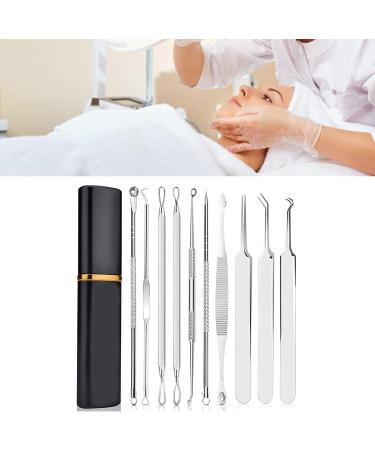 Verdant Touch Portable Blackhead Needle Set Blackhead Needle Set Stainless Steel Aluminum Box Portable Blackhead Extractor Tool Kit for Men Women - Buy Online on GoSupps.com