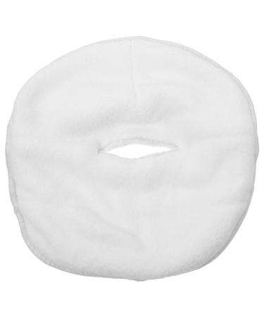 Hemobllo Serviette Visage en Polaire Corallienne R utilisable lastique Compresse Chaude et Froide Serviette Vapeur Absorbante pour Soins du Visage en Salon et Spa pour Femmes