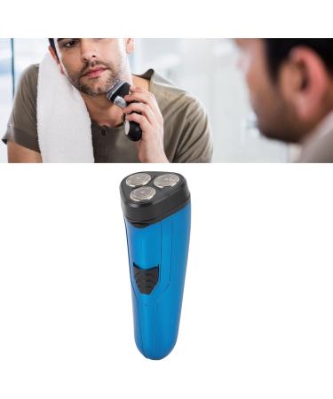 Electric Beard Trimmer Electric Beard Trimmer 3 Floating Heads Rechargeable Precise Cutting Cordless Beard Clipper for Men (Blue) - Buy Online on GoSupps.com