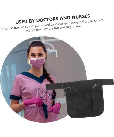 Buy Sosoport Garden Tool Organizer Pack Bag - Medical Kit & Hip Pocket Storage for Nurses - Durable 600D Oxford Fabric - Black - 22x21x1cm - Buy Online on GoSupps.com