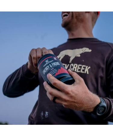Wilderness Athlete Energy & Focus - Natural Caffeine Energy Booster for Men & Women | Low-Carb Zero Sugar Drink Mix - 30 Servings (Tropical Fusion - Buy Online on GoSupps.com