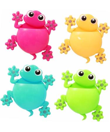 Alipis 2-Pack Wall-Mounted Toothbrush Holder & Toothpaste Organizer - Kids Shower Rack in Light Green - Buy Online on GoSupps.com
