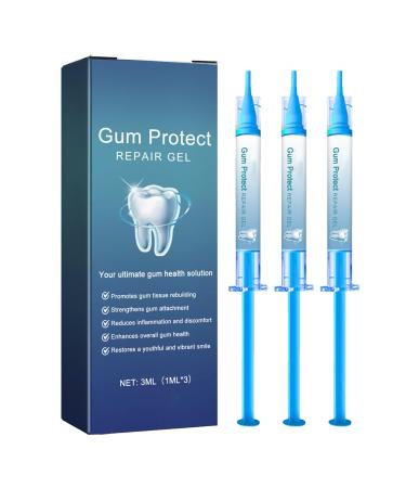 GNAUMORE Gum Repair Gel for recovery and repair gum repair repair gel for gums natural formula 3 pieces