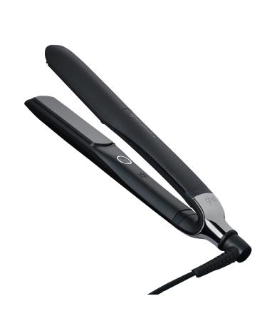 ghd Platinum+ Styler | 1" Flat Iron Hair Straightener, Ceramic Straightening Iron Professional Hair Styling Tool for Stronger Hair, More Shine, & More Color Protection | Black