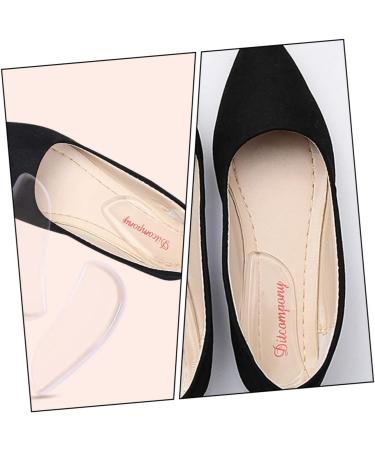 NOLITOY 4 Pairs Flatfoot Insoles - Heel Pad & Supination/Pronation Correction | Soft Gel Transparent Orthotic Inserts for Unusual Shoes - 7.8x3.5cm - Buy Online on GoSupps.com