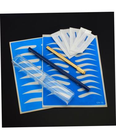 Beavorty 3pcs Practice Pencil Pen with Skin Eyebrow Manual Kit Semi-permanent Storage Microblading - Buy Online on GoSupps.com
