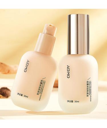 Long-Lasting ADMD Light Fog Foundation Makeup - Waterproof & Hydrating (1# White 2pcs) - Buy Online on GoSupps.com