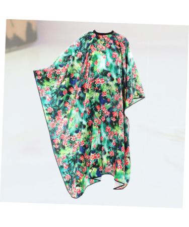 Angoily 1pc Floral Kimono Hair Dressing Gown Salon Client Night Gown Sleepshirt Overalls Girdle Kimono Robe Hair Coloring Cape Safety Gowns Belt for Hip Thrust Waist Belt Apron Spa Flowers - Buy Online on GoSupps.com