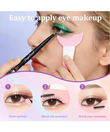 2 Pi ces Crayon Eyeliner Waterproof Rotatifs Crayons Ombre Paupi res lumineux Effet longue Dur e Couleur D grad e Avec Applicateur - Buy Online on GoSupps.com