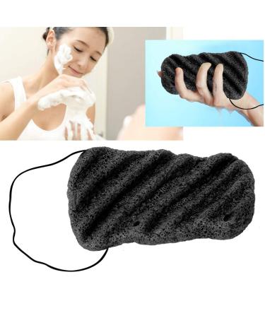 Bath Sponges - Konjac Shower Sponge Body Bath Sponges Konjac Beautymisc Cleans For Softer More Radiant For Sponges Skin (02#Bamboo Charcoal)