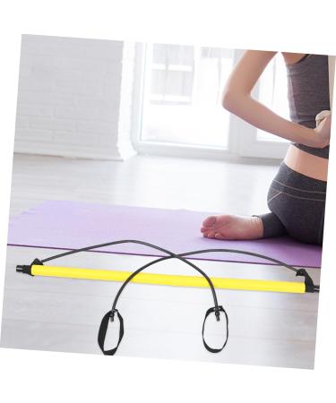 Ultimate Pilates Bar & Yoga Bands - Resistance Stretch Bands for Fitness & Flexibility | Portable Workout Straps - Buy Online on GoSupps.com