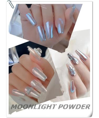 BISHENGYF Pearl Chrome Nail Powder - Super Gloss Shell Nails Art Powder for Stunning Nail Designs - Buy Online on GoSupps.com