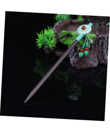 Beaupretty 1pc Hair Stick for Bun Hair Pin Stick Chinese Hair Sticks for Long Hair Thick Bridal Headpieces for Wedding Japanese Hair Sticks Korean Chignon Pin Bamboo Dense Bride Accessories - Buy Online on GoSupps.com