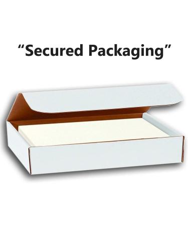 Hamilco Linen Textured Cardstock Paper 8 1/2 x 11 Blank Thick Heavy Weight 80 lb Cover Card Stock for Printer - 50 Pack (Cream) - Buy Online on GoSupps.com