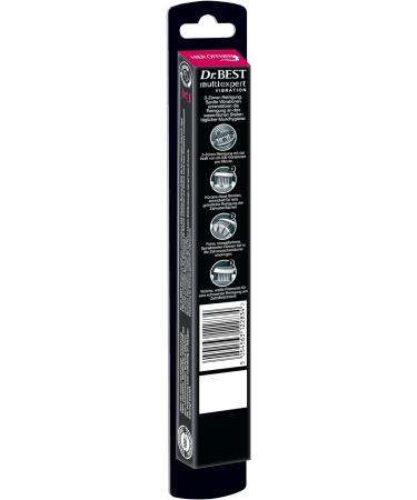 Dr. Best Vibration Multi Expert Toothbrush - Medium (4 Pack) for 3-Zone Cleaning & 20 000 Vibrations/Min - Effective Oral Care - Buy Online on GoSupps.com