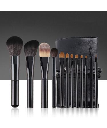 DFHBFG 12 Makeup Brushes Set of Brushes Foundation Brush Makeup School Makeup Brush Set 1 D