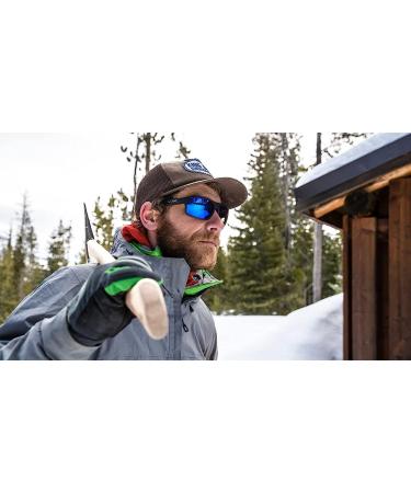 Wiley X Peak Captivate Polarized Sunglasses for Men and Women | Matte Black Frames, Blue Mirror Lenses | UV Eye Protection for Shooting, Fishing, Biking | Safety Glasses for Extreme Sports - Buy Online on GoSupps.com