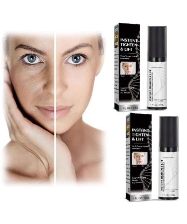 TSYIDUI 2pcs Instant Face Lift CreamFace TightenerNeck Eye Tightening Lifting SerumSkin FirmingAnti Aging in 2 Minutes Smooth Appearance of Wrinkles Loose Sagging Puffiness FineAppearance of Loos