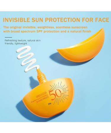 Vitamin E Face Sunscreen SPF 50 PA+++ Anti-Age SPF 50 Cream Face Cream SPF 50 Face Sunscreens UVA/UVB Protection Broad-Spectrum Calm Soothing Non-Greasy Lightweight Waterproof - Buy Online on GoSupps.com