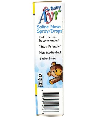 Baby Ayr Saline Nose Spray/Drops 1-Ounce Spray Bottles (Pack of 3) - Buy Online on GoSupps.com