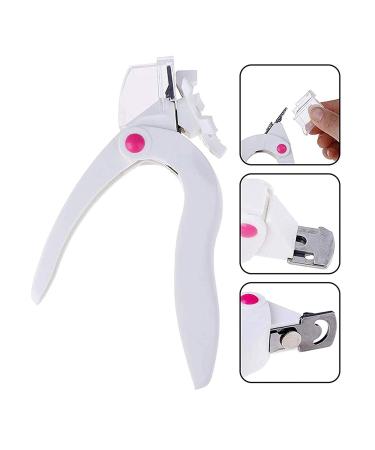 False Nail Tip Cutter Clipper Nails Edge Trimmer Salon Manicure Tool Nail Art Nail Edge Clipper Cutter Acrylic Gel False Tips Frence U Shape Trimmer Manicure Tool 3 Styles Cutting Ways (2PCs)