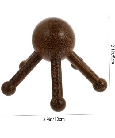 Beavorty 5 STK Wooden Scalp Massage Device - Five Claws Head Massager & Roller Tool for Relaxation - Buy Online on GoSupps.com