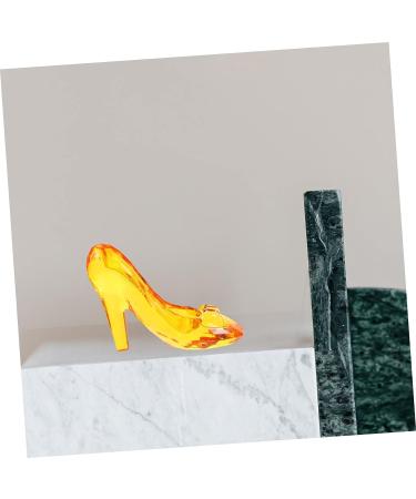 Kids Crystal High Heels - Acrylic Yellow Beads - Gem Toys 11X4CM - Buy Online on GoSupps.com
