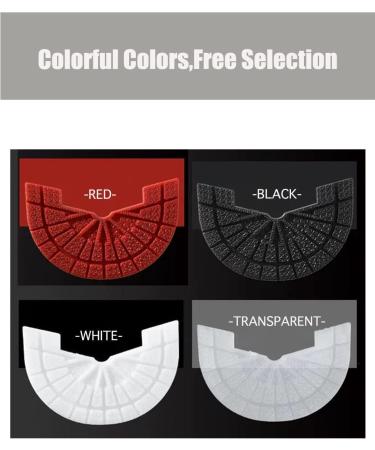 Shayee Shoes Heel Protector 2 Pairs Black 9.5-10.5 | Self-Adhesive Sole Repair Plates for Men and Women Sneakers | Noise Reduction & Skid Proof Cushion - Buy Online on GoSupps.com
