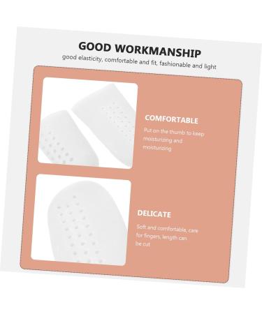 FRCOLOR High Heel Protectors - 8 Pairs Toe Cover Silicone Gel Foot Protectors for Pain Relief and Toe Orthotic Support - White Sole Isolator Sebs - Buy Online on GoSupps.com