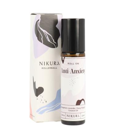 Nikura Anti-Anxiety Roll On Essential Oil Blend - 10ml | for Sleep Relaxing Anxiety Aromatherapy | Use on Skin Temples Pulse Points Wrists Neck - Buy Online on GoSupps.com