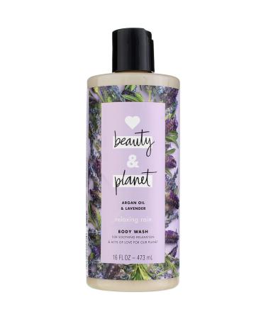 Love Beauty and Planet Relaxing Rain Body Wash Argan Oil & Lavender 16 fl oz (473 ml)