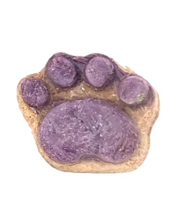 Kitten Treats - Cat Treats for Indoor Cats - Natural Healthy Cat Snacks Treats | Cat Paw Biscuits Cat Treat | Dry Cat Treats Kitten Treats | Kitten Treats Paw Shape Cat Food Treats | Treats for Cat Purple