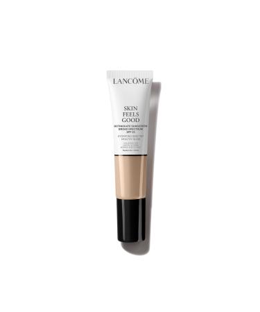 Lanc me Skin Feels Good Hydrating Oil-Free Foundation With SPF - Sheer Foundation Coverage - With Hyaluronic Acid & Moringa Seed 025W Soft Beige: for light to medium skin with warm/yellow undertones - Buy Online on GoSupps.com
