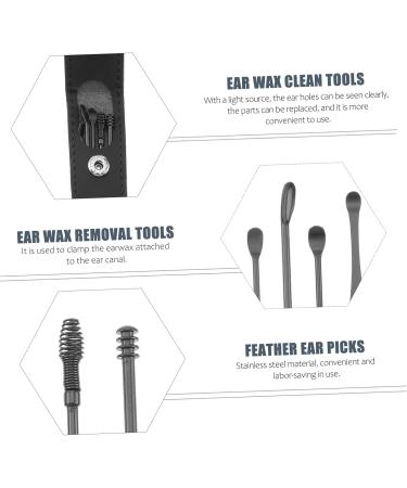 Healifty 2 Sets Ear Cleaning Kit - Stainless Steel Ear Wax Remover and Ear Care Tools - Buy Online on GoSupps.com