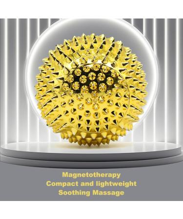 Fengyang Magnetic Acupressure Balls - 4 STK Igelball Massage for Stress Relief | Small Metal Hedgehog Balls in Gold & Silver - Buy Online on GoSupps.com