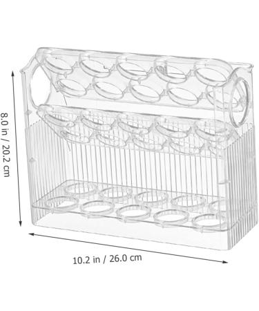 PRETYZOOM Egg Storage Box Eggs Egg Holder for Fridge Refrigerator Egg Rack Household Egg Holder Dog Tray - Buy Online on GoSupps.com