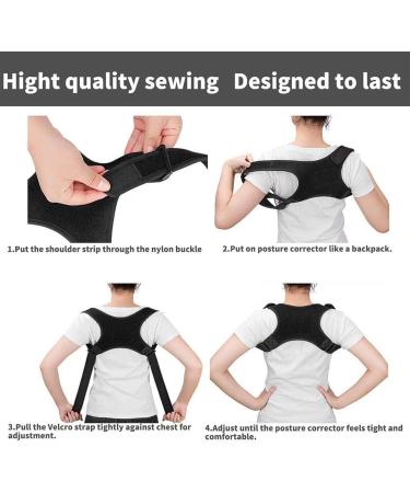 Boys Girls Adjustable Posture Corrector Back Support Children Shoulder Belt Rectify Straighten Correction Pain Relief Beauty Kid - Buy Online on GoSupps.com