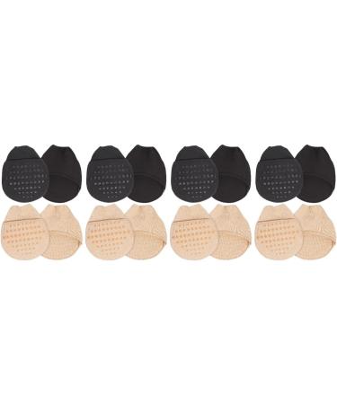 8 Pairs Metatarsal Socks - Invisible Sole Pad Half Palm Sock & Silicone Toe Sleeves for High Heels - Comfort Liner for Front Feet - Buy Online on GoSupps.com
