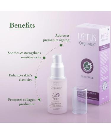Fountina Organic's Bakuchiol Plant Retinol Super Serum Natural Skincare Treatment 30ml - Buy Online on GoSupps.com
